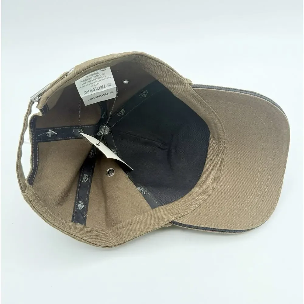 Tag Heuer Baseball Style Hat Licensed Switzerland Military Green - New With Tags